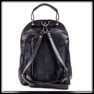 ? ?Patricia Nash Black Leather Backpack & Matching Wallet Combo? Amazon.com: Patricia Nash Luzille 100% Full Grain Leather  main image 3
